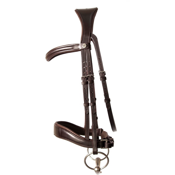 Henry James Dressuurzadel Bridle HJ-BR-03 - BROWN